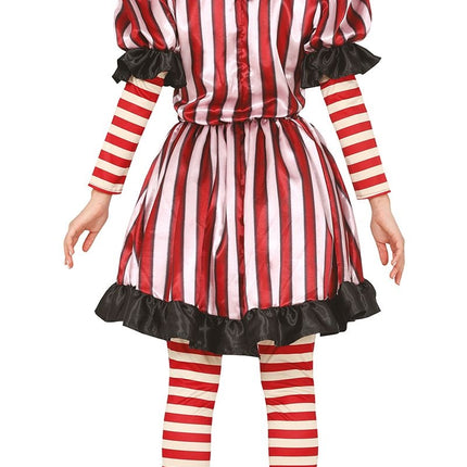 Disfraz de payaso del terror Halloween Mujer