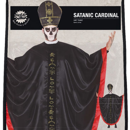 Disfraz Satanás Halloween Hombre Negro