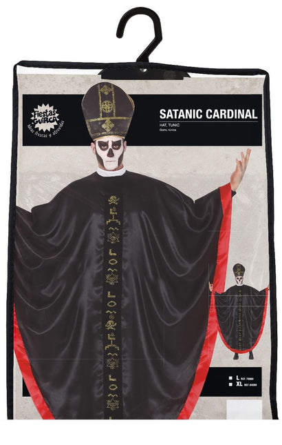Disfraz Satanás Halloween Hombre Negro