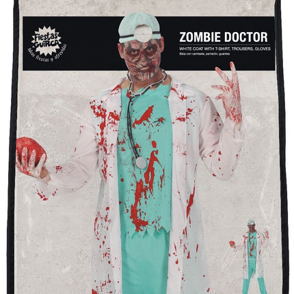Disfraz de Doctor Zombie Halloween Hombre