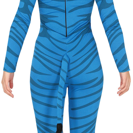Segunda Piel Rayas Mujer Azul