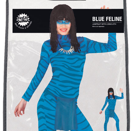 Segunda Piel Rayas Mujer Azul
