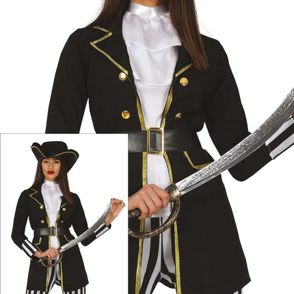 Disfraz de Pirata Negro para Mujer
