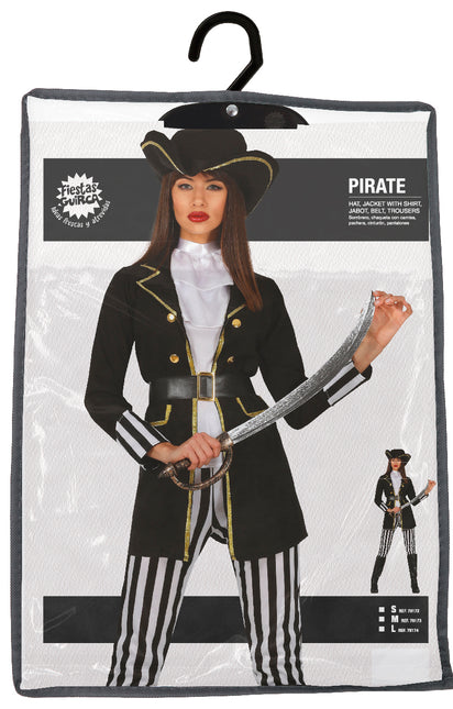 Disfraz de Pirata Negro para Mujer