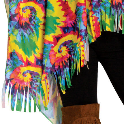 Disfraz de Poncho Hippie M