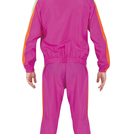 Traje de gimnasia rosa