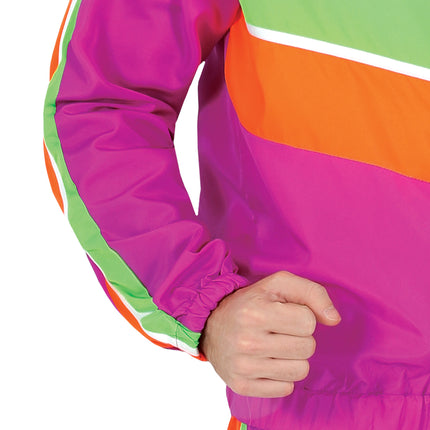 Traje de gimnasia rosa