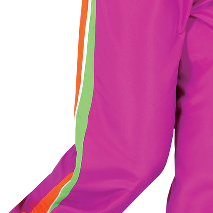 Traje de gimnasia rosa