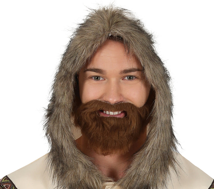 Disfraz de esquimal para hombre Beige