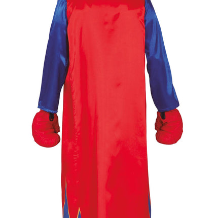 Disfraz de Boxeador Rojo Azul