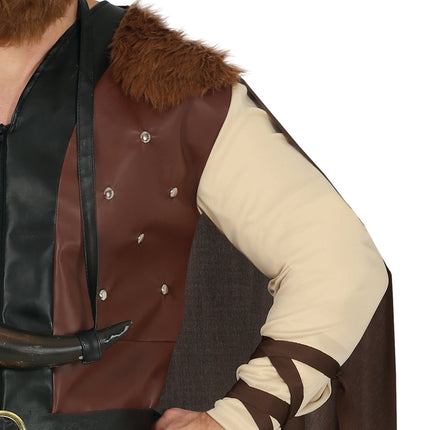 Disfraz de Vikingo Marrón Hombre