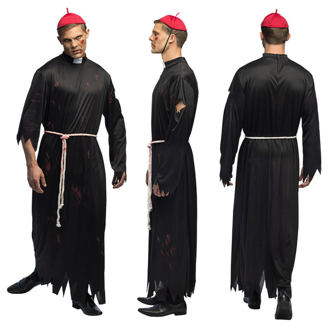 Disfraz de Halloween de Sacerdote para Hombre