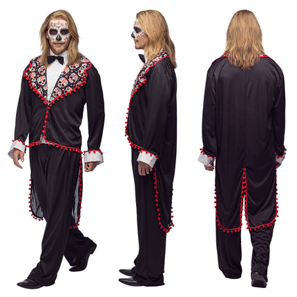 Disfraz de Halloween Día de los Muertos para Hombre