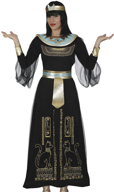 Disfraz de Cleopatra Negra Mujer