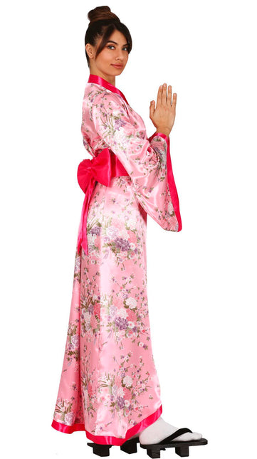Kimono Disfraz Damas Rosa