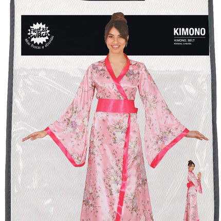 Kimono Disfraz Damas Rosa