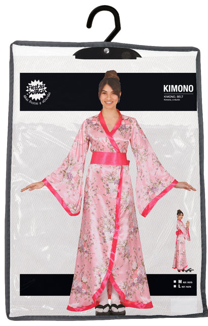 Kimono Disfraz Damas Rosa
