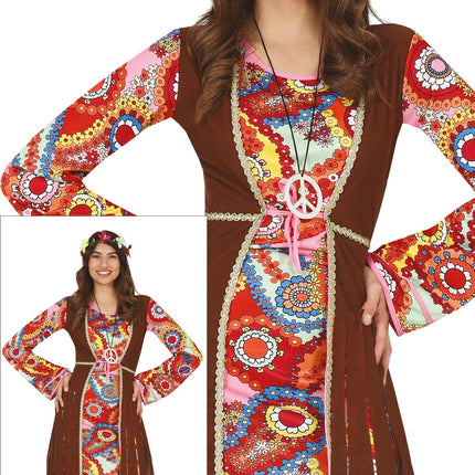 Vestido hippie largo