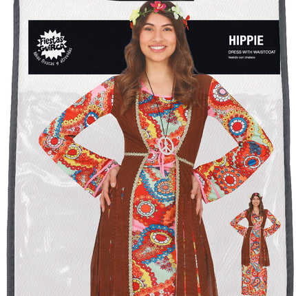 Vestido hippie largo