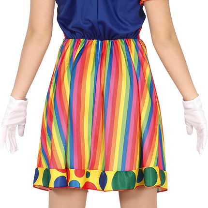 Vestido Disfraz de Payaso Mujer