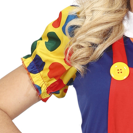 Vestido Disfraz de Payaso Mujer