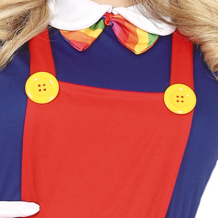 Vestido Disfraz de Payaso Mujer