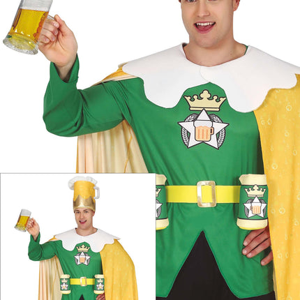 Disfraz de Rey de la Cerveza Hombre