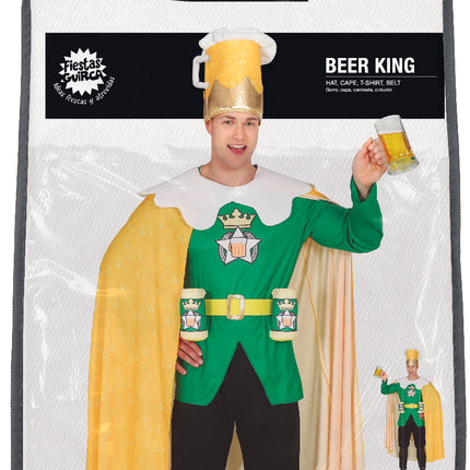 Disfraz de Rey de la Cerveza Hombre