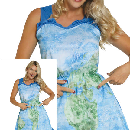 Vestido Mapamundi Señoras