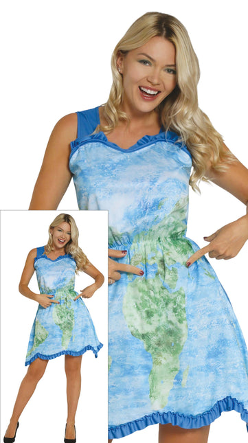 Vestido Mapamundi Señoras