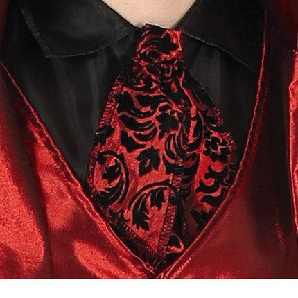 Disfraz de Vampiro Halloween Hombre Rojo