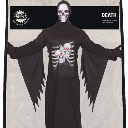 Disfraz de Halloween de Cabeza de la Muerte Hombre L