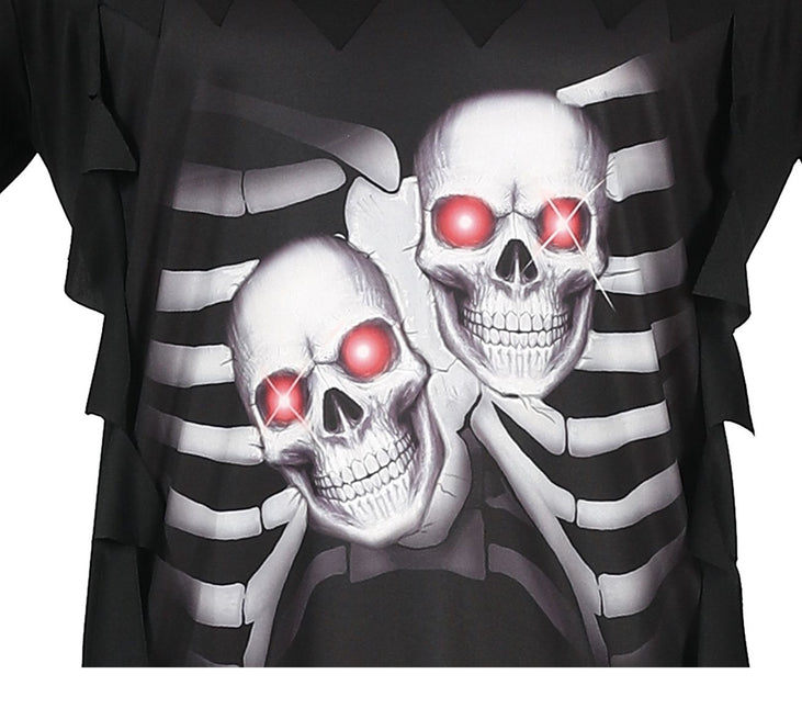 Disfraz de Halloween de Cabeza de la Muerte Hombre L