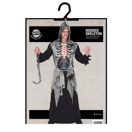 Disfraz de Halloween de Esqueleto L para hombre