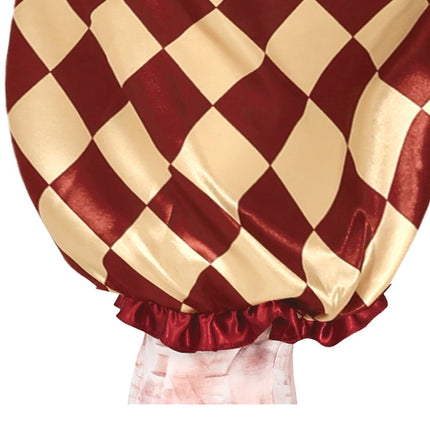Horror Payaso Halloween Disfraz Hombre Rojo