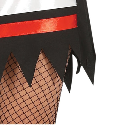 Hockey Hielo Disfraz Halloween Señoras Rojo Negro