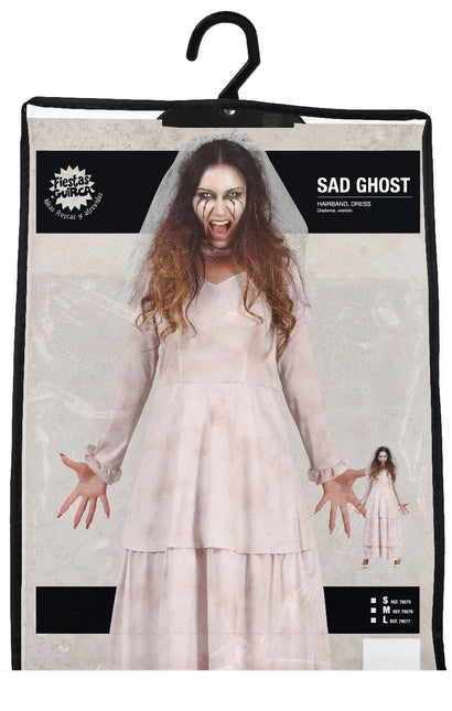 Terror Fantasma Disfraz de Halloween Mujer
