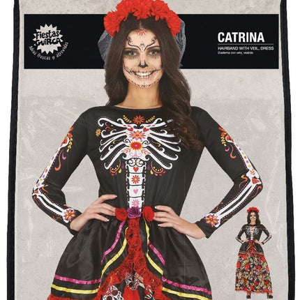Vestido Día De Los Muertos Damas