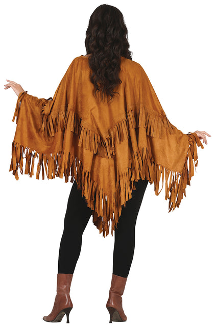 Poncho Señoras Marrón M