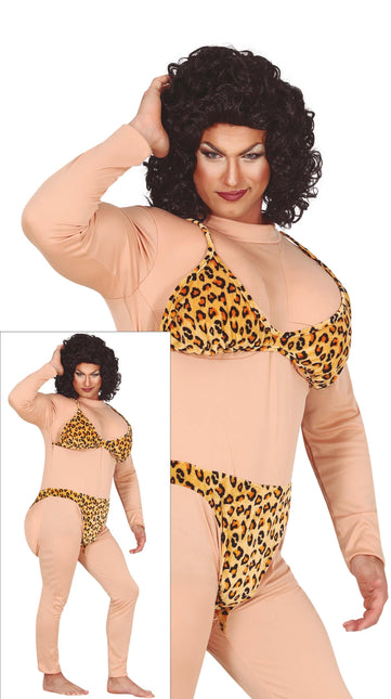 Disfraz de Reina Draq Bikini para hombre