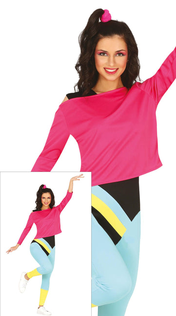 Disfraz de Atleta Rosa Mujer