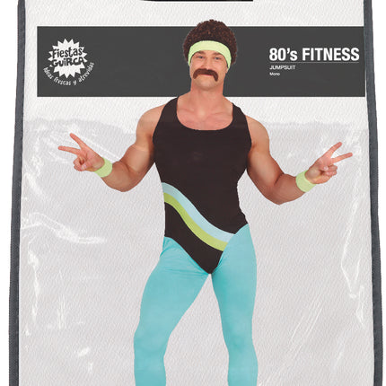 Disfraz de Atleta Azul Hombre