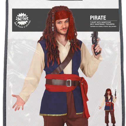 Disfraz de Pirata para Hombre con Cinturón