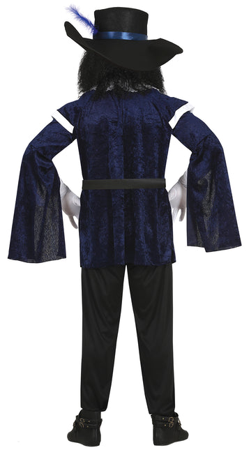 Disfraz de Mosquetero Azul Hombre