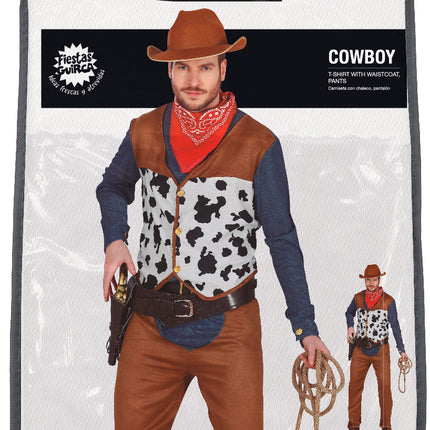Disfraz de Vaquero Hombre Marrón