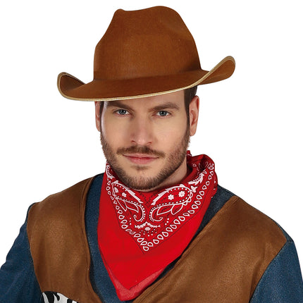 Disfraz de Vaquero Hombre Marrón