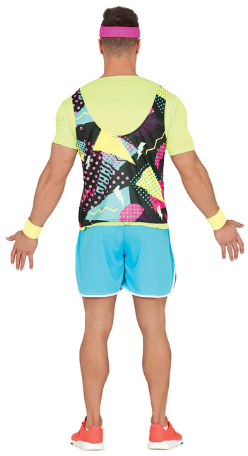 Disfraz de Atleta de Color para Hombre