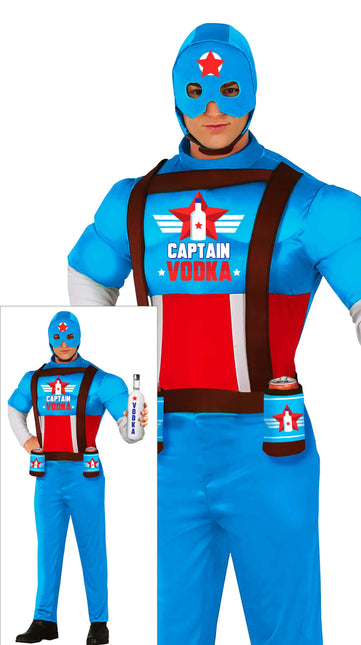 Disfraz de Capitán Vodka Hombre
