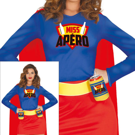 Disfraz de Miss apero Damas
