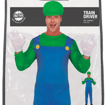 Disfraz de Super Mario Luigi para hombre